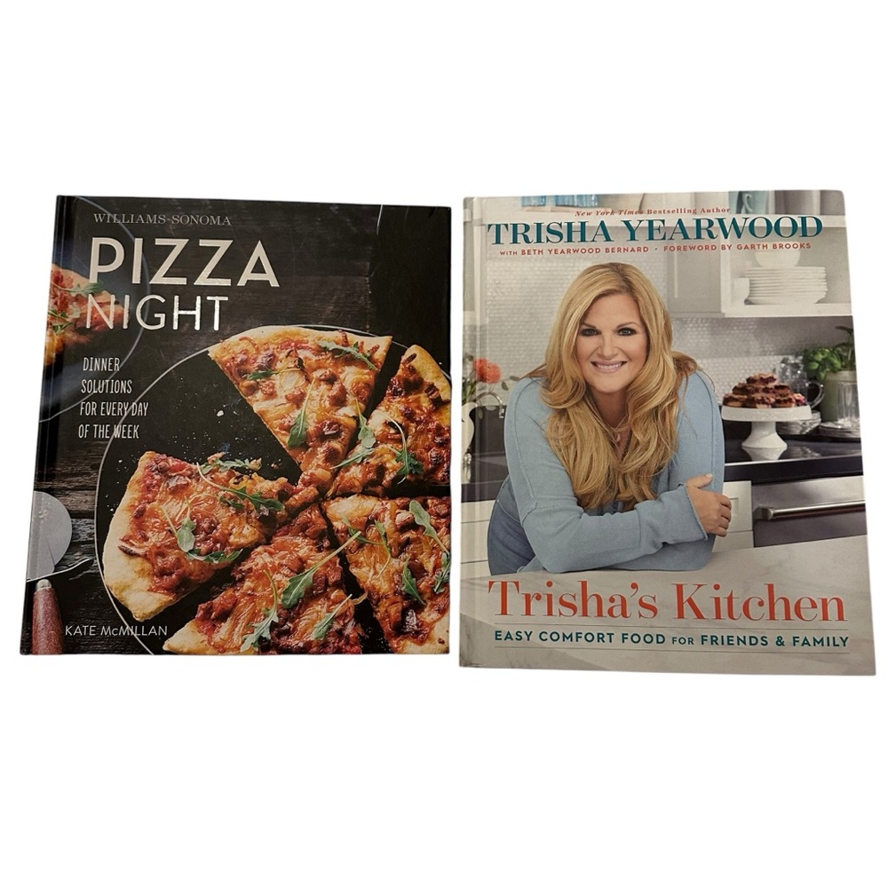 Cookbooks Williams Sonoma Pizza Night & Trisha’s Kitchen Trisha Yearwood
